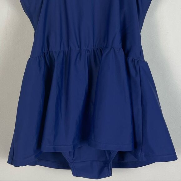Shore Shapes Size 14‎ Navy Swim Dress One Piece Swimsuit NEW Tummy Control - Picture 8 of 10